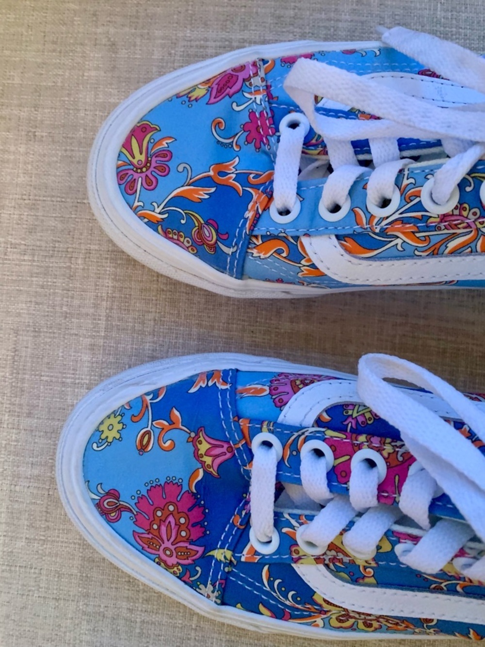 VANS LIBERTY FLORAL OLD SKOOL SNEAKERS 5.5 - Picture 6 of 11